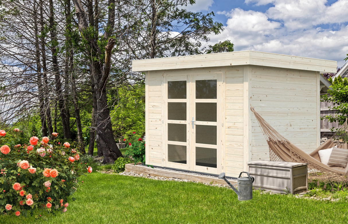 Volga (2,5x2,5m | 6m2 | 28mm) Log Shed - Palmako UK