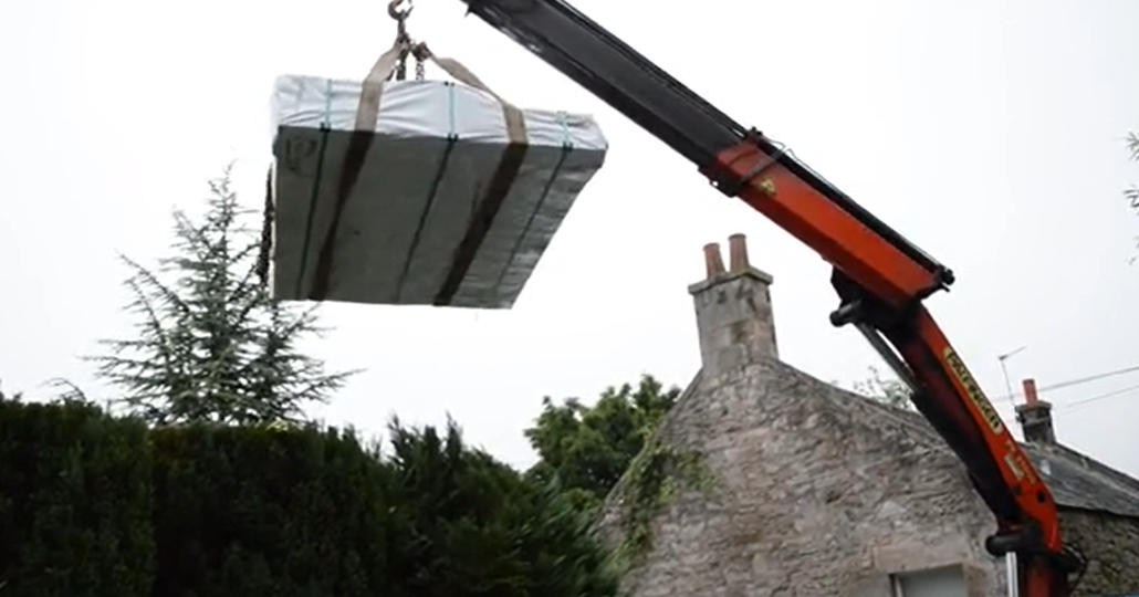 How are large garden buildings delivered?