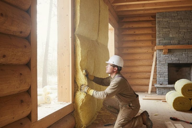 How to insulate a log cabin affordably and simply