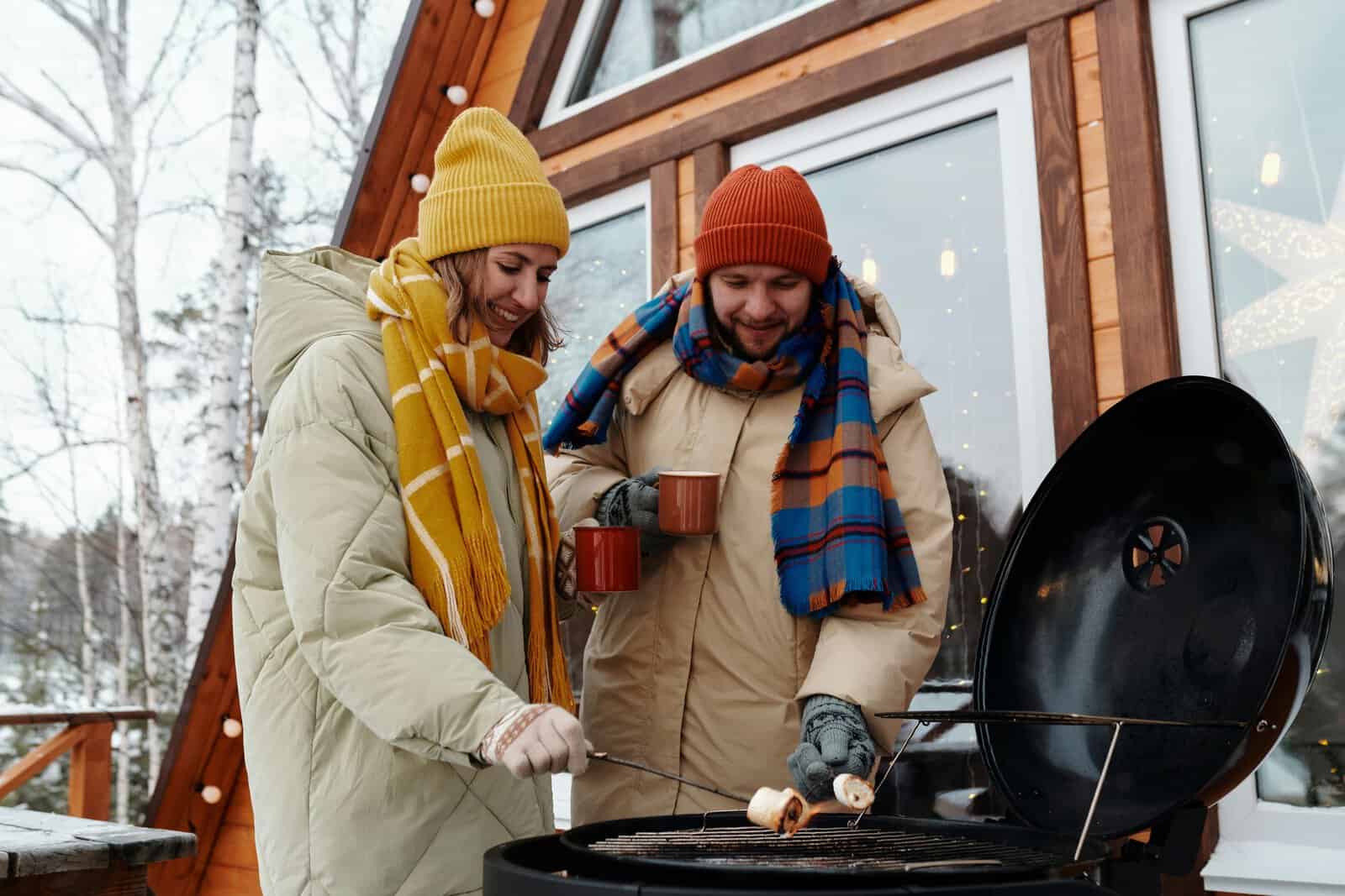 Barbecue all year round with a garden BBQ hut and grill