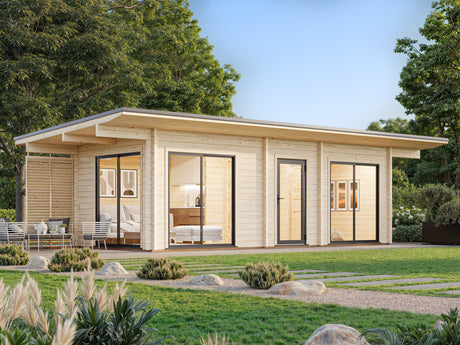 Multi-Room Garden Log Cabins