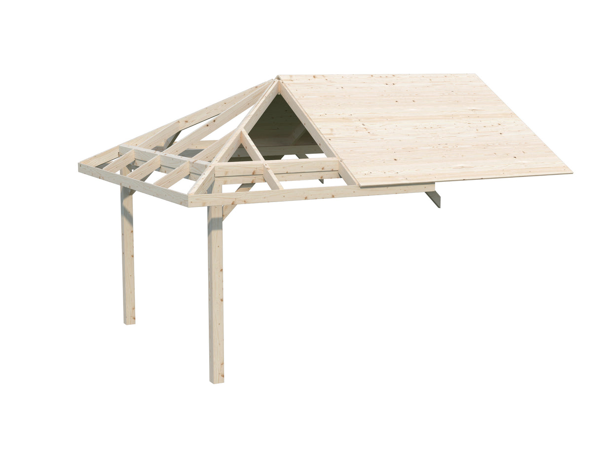 Bianca Extra Roof with 2 Posts - Palmako UK