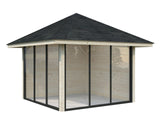 Bianca 201/501 (3x3m | 8.3m2) Glass Garden Room With Sliding Doors (Double Glazing Available)