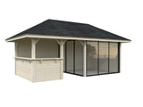 Bianca 207/507 (6x3m | 16.6m2) Glass Garden Room With Outdoor Kitchen Area (Double Glazing Available) - Palmako UK