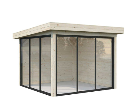 Lenna 401/701 (3x3m | 8.3m2) Glass Garden Room With Sliding Doors (Double Glazing Available)