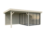 Lenna 405/705 (6x3m | 16.6m2) Glass Garden Room With Sliding Doors (Double Glazing Available) - Palmako UK