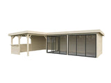 Lenna 420/720 (9x6m | 33.2m2) Glass Garden Room With Sliding Doors (Double Glazing Available)
