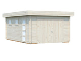 Rasmus (3.6x5.5m | 19.0m2 | 44mm) with Wooden Gate - Palmako UK