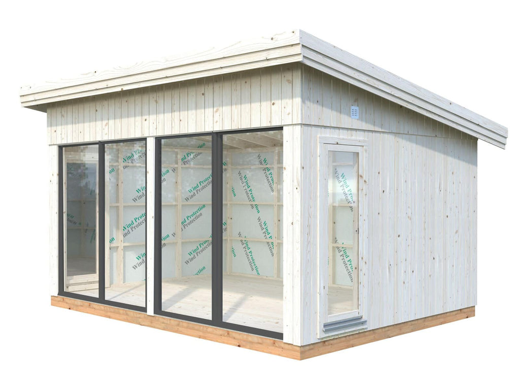 Annabel (4.5x3.3m | 13.4m2) Nordic Garden House - Designed To Be Insulated - Palmako UK