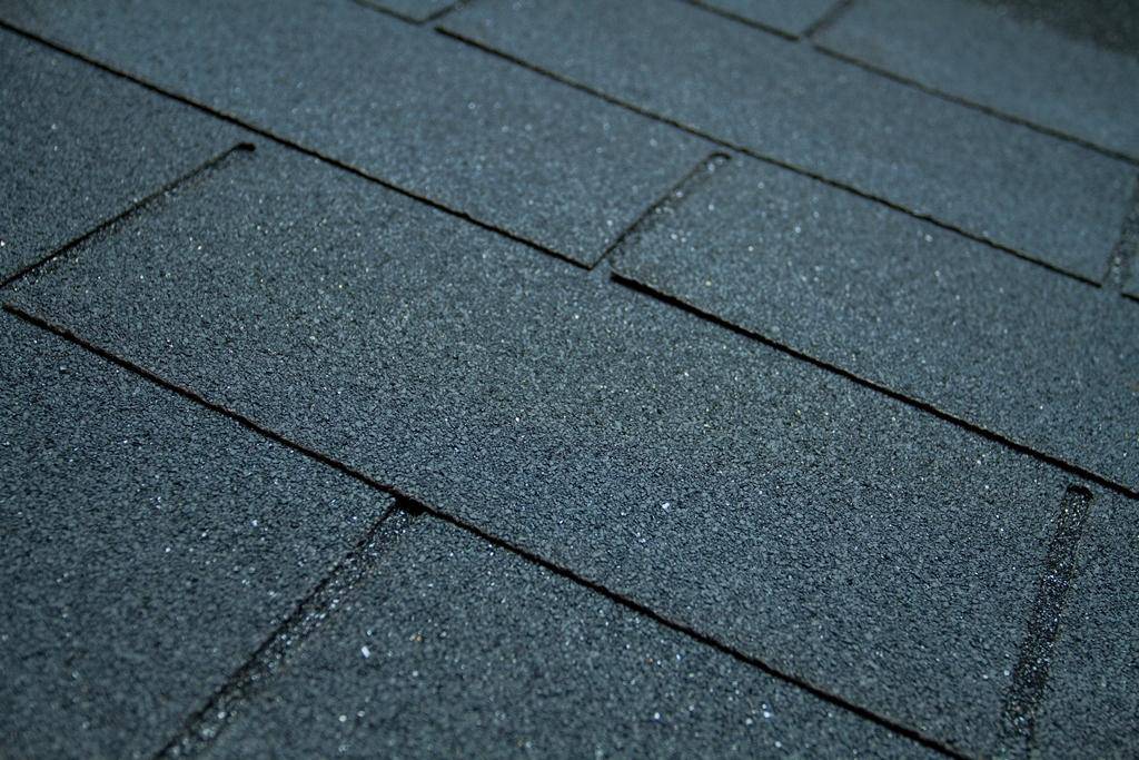 Roofing Material: Bitumen Roofing Tiles - Black