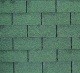 Roofing Material: Bitumen Roofing Tiles - Green