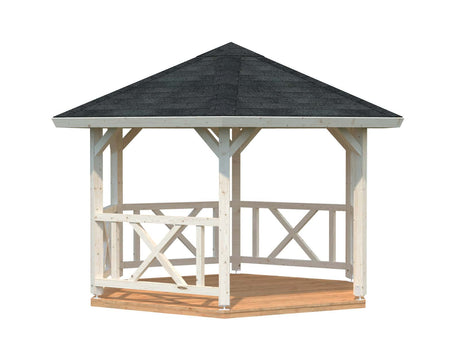 Betty S (9.9m2) Hexagonal Garden Gazebo