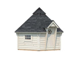 Eva S (8.7m2 | 44mm) Nordic Barbecue Hut - Palmako UK