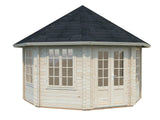 Hanna (4.2m diameter | 14.1m2 | 44mm) Octagonal Summer House Pavilion