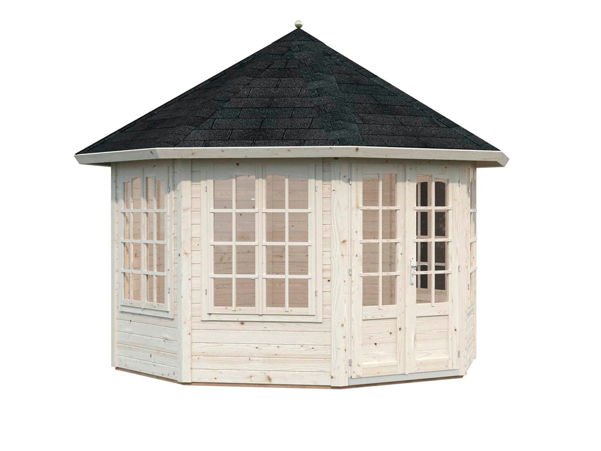 Veronica 4 (3.4x4.1m | 9.2m2 | 34mm) Octagonal Garden Pavilion
