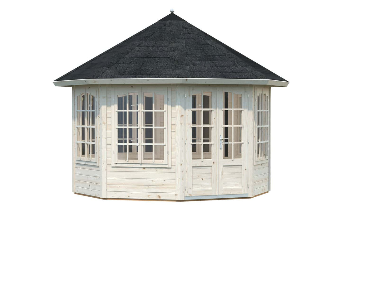 Veronica 7 (3.4x4.1m | 9.2m2 | 34mm) Octagonal Garden Pavilion