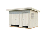 Kalle S (3.4x2.2m | 6.6m2) Modern Pent Storage Shed