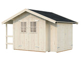 Marcus (2.3x2.4m | 6.5m2) Garden Shed With Log Store - Palmako UK
