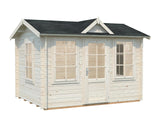 Claudia S (3.2x2.4m | 7.4m2 | 28mm) Compact Clockhouse Garden Room - Palmako UK
