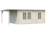 Ella (6.1x3.2m | 13.1+3.9m2 | 28mm) Roof Summer House - Palmako UK