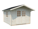 Sally S (3x3.6m | 10.2m2 | 44mm) Compact Nordic Style Traditional Log Cabin - Palmako UK