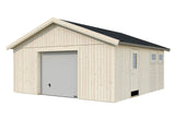 Andre M (5.6x5.8m | 28.5m2) Large Timber Garage with Sectional Door - Palmako UK