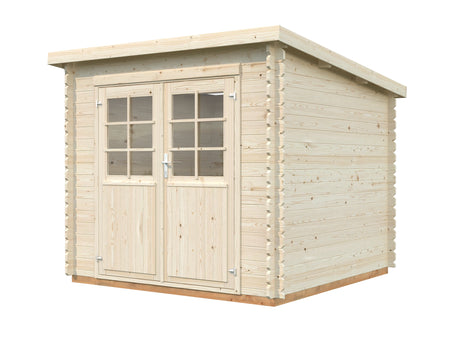 Sydney 1 (2,46x2,46m |5m2 |28mm) Pent roof Log Cabin