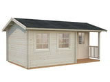 Susanna S (5.3x3.2m | 12.4m2 | 44mm) Traditional Homestead Log Cabin - Palmako UK
