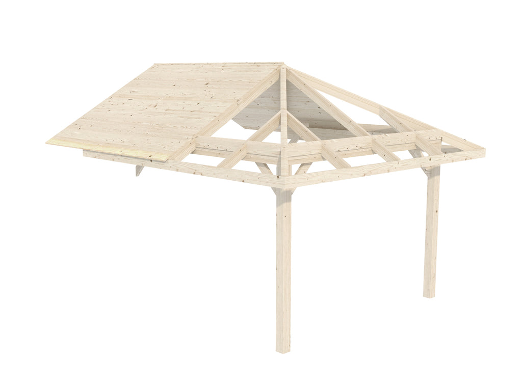 Bianca Extra Roof with 2 Posts - Palmako UK