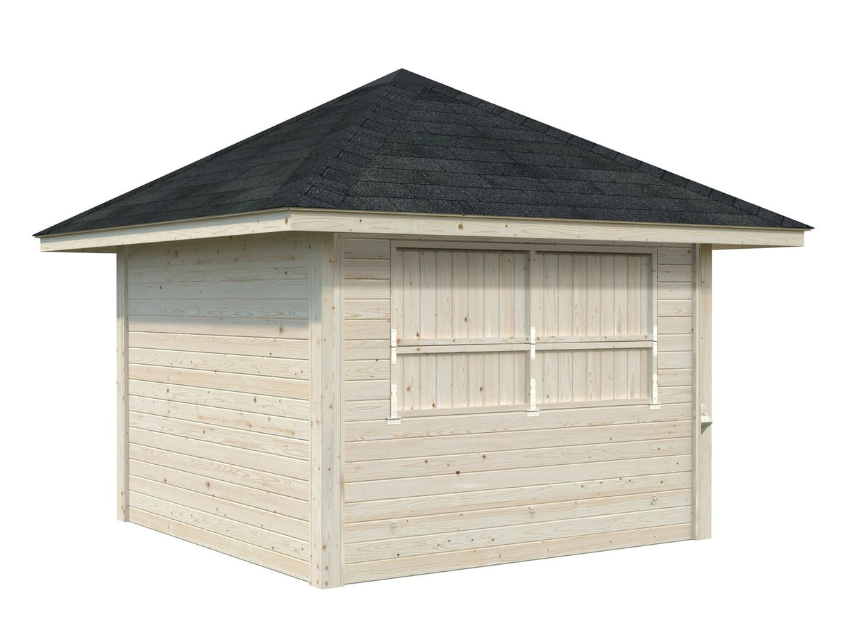 Bianca 104 (3x3m | 8.3m2) Kiosk With A Lockable Hatch