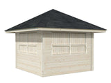 Bianca 106 (3x3m | 8.3m2) Kiosk With Three Hatches - Palmako UK