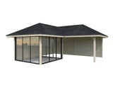 Bianca 212/512 (6x6m | 24.9m2) Glass Garden Room With Sliding Doors (Double Glazing Available)