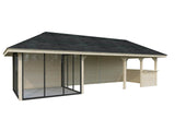 Bianca 216/516 (9x3m | 24.9m2) Glass Garden Room With Sliding Doors (Double Glazing Available)