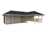 Bianca 221/521 (9x6m | 33.2m2) Glass Garden Room With Sliding Doors (Double Glazing Available)