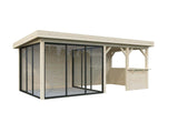 Lenna 408/708 (6x3m | 16.6m2) Glass Garden Room With Sliding Doors (Double Glazing Available)