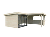 Lenna 409/709 (6x6m | 24.9m2) Glass Garden Room With Sliding Doors (Double Glazing Available)