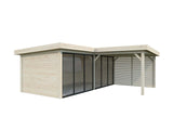 Lenna 413/713 (6x6m | 24.9m2) Glass Garden Room With Sliding Doors (Double Glazing Available)