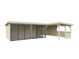 Lenna 420/720 (9x6m | 33.2m2) Glass Garden Room With Sliding Doors (Double Glazing Available)