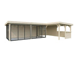 Lenna 421/721 (9x6m | 33.2m2) Glass Garden Room With Sliding Doors (Double Glazing Available)