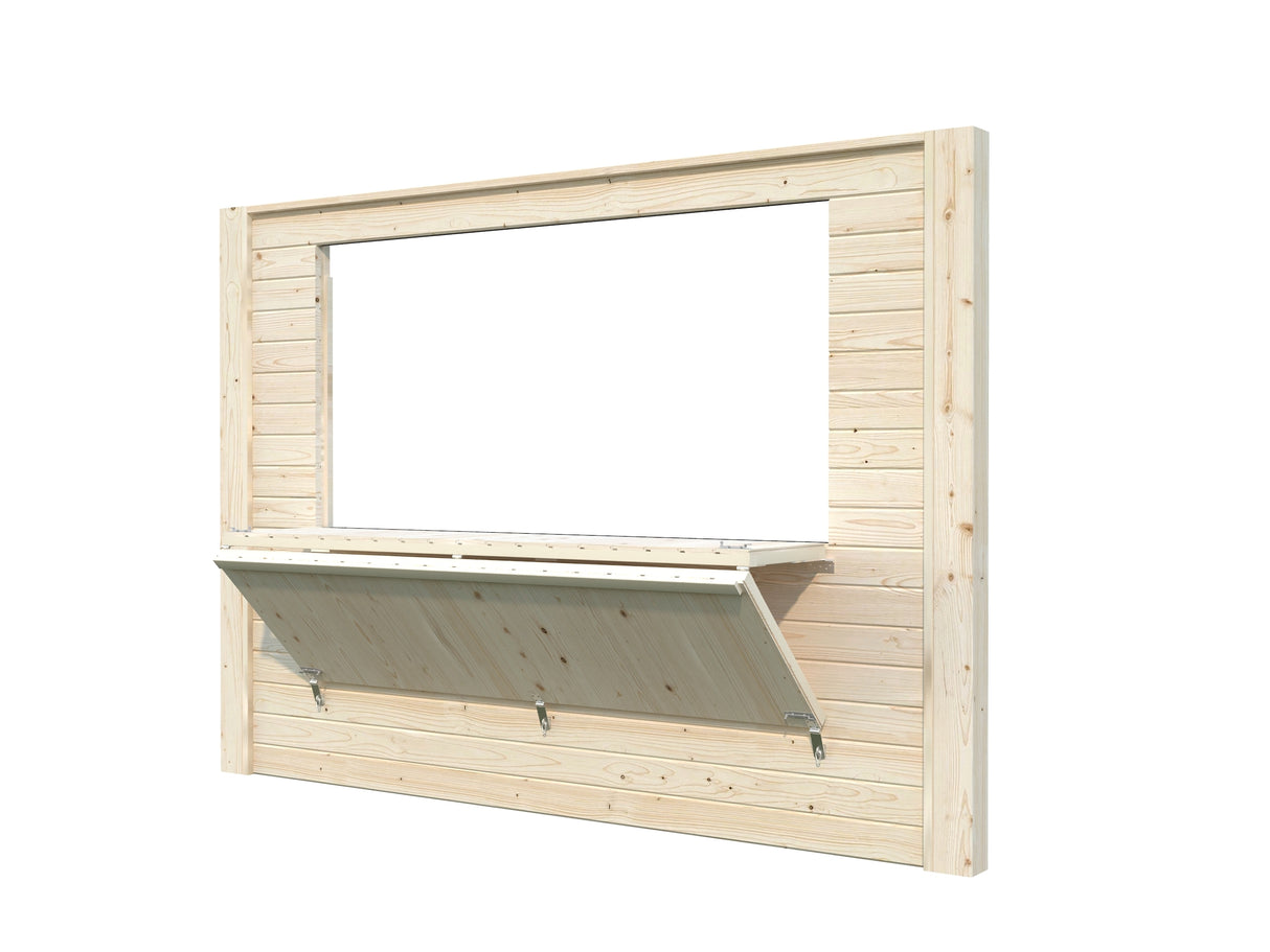 Connect wall with hatch - Palmako UK