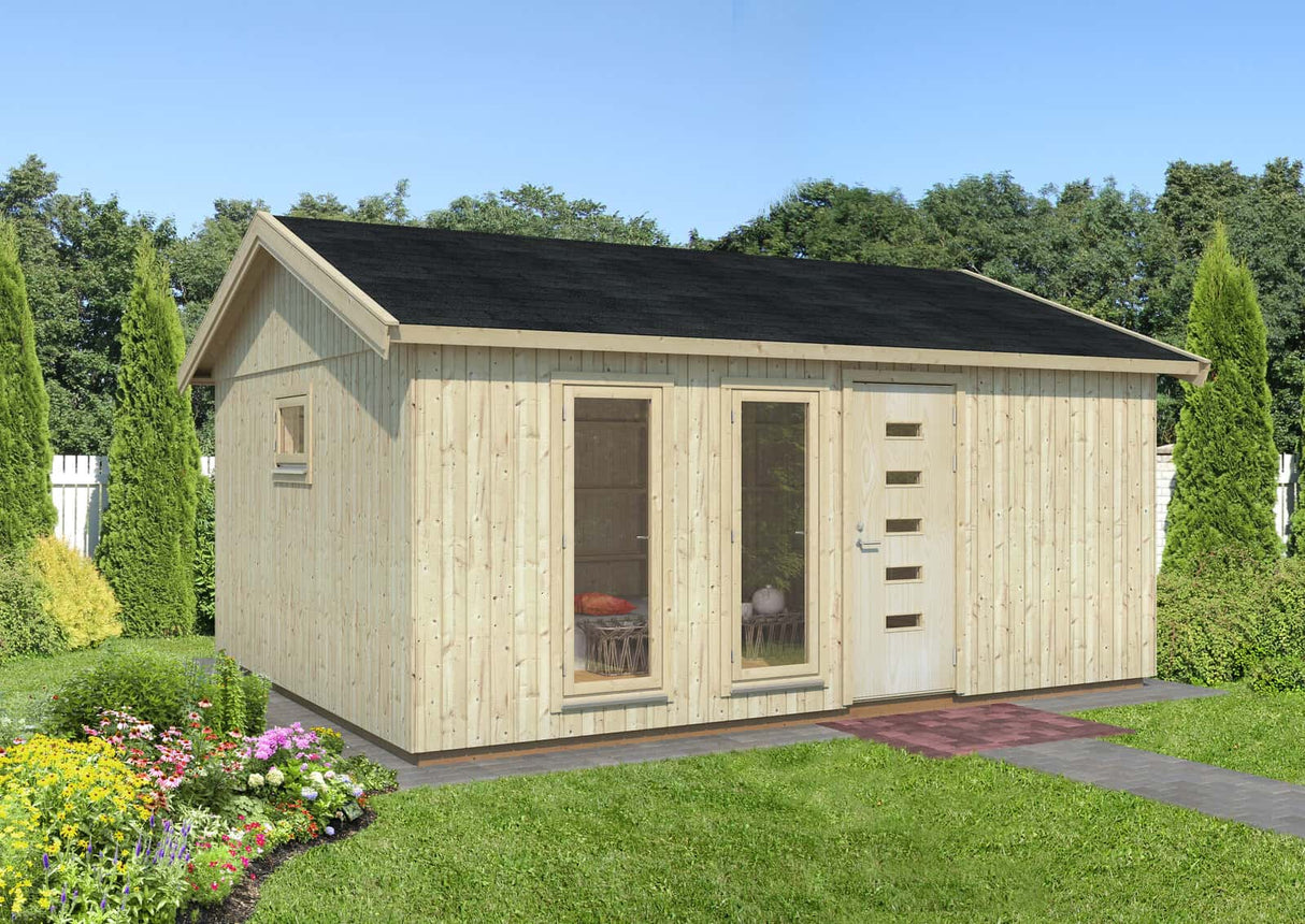 Charlotte (4.5x5.5m | 21.5m2) Large Modern Garden Room