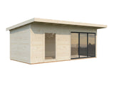 Andrea M (6.0x3m | 17.1m2 | 44mm) Garden Room with Sliding Doors (Double Glazing Available)