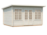Lisa S (4x3m | 11.5m2 | 34mm) Pent Timber Garden Room - Palmako UK
