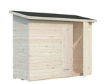 Leif XS (2.3x1m | 2.2m2) Add-on Garden Side Shed - Palmako UK