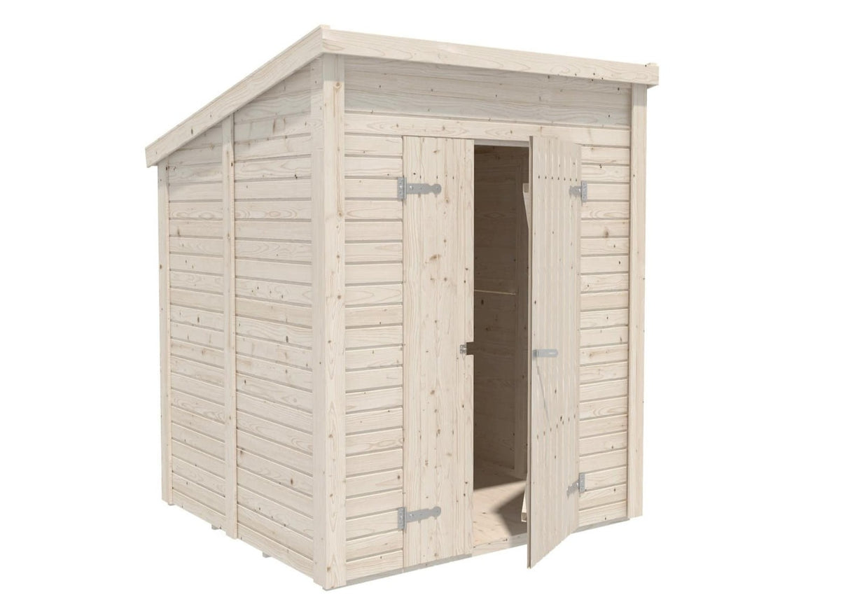 Leif S (1.8x1.7m | 3.0m2) Compact Garden Shed