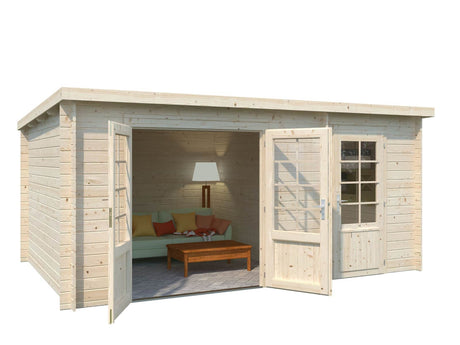 Ella (4.7x3.2m | 13.1m2 | 28mm) Two Room Roof Summer House