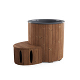 Isen  (d100cm | 1-Person) Wooden Cold Plunge Ice Bath (optional cooler) - Palmako UK
