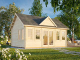 Claudia XL (5.5x4m | 19.4m2 | 44mm) Clockhouse Log Cabin
