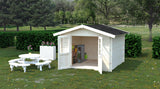 Lotta S (3x3m | 7.3m2 | 28mm) Garden Storage Log Cabin