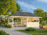 Bianca 110 (5.9x3m | 16.6m2) Garden Bar With Canopy - Palmako UK